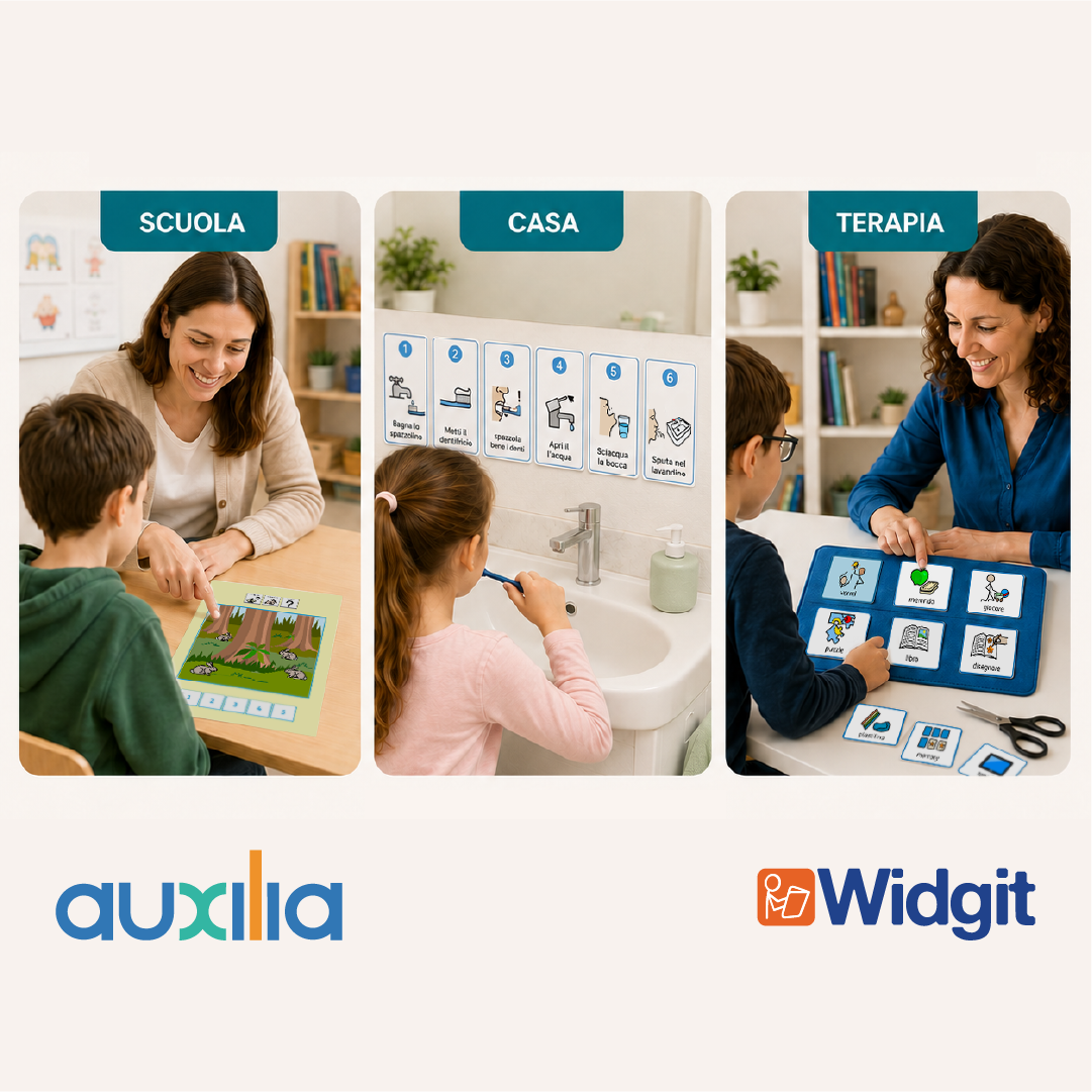 Materiali in simboli per scuola, casa e terapia creati con SymWriter e InPrint 3